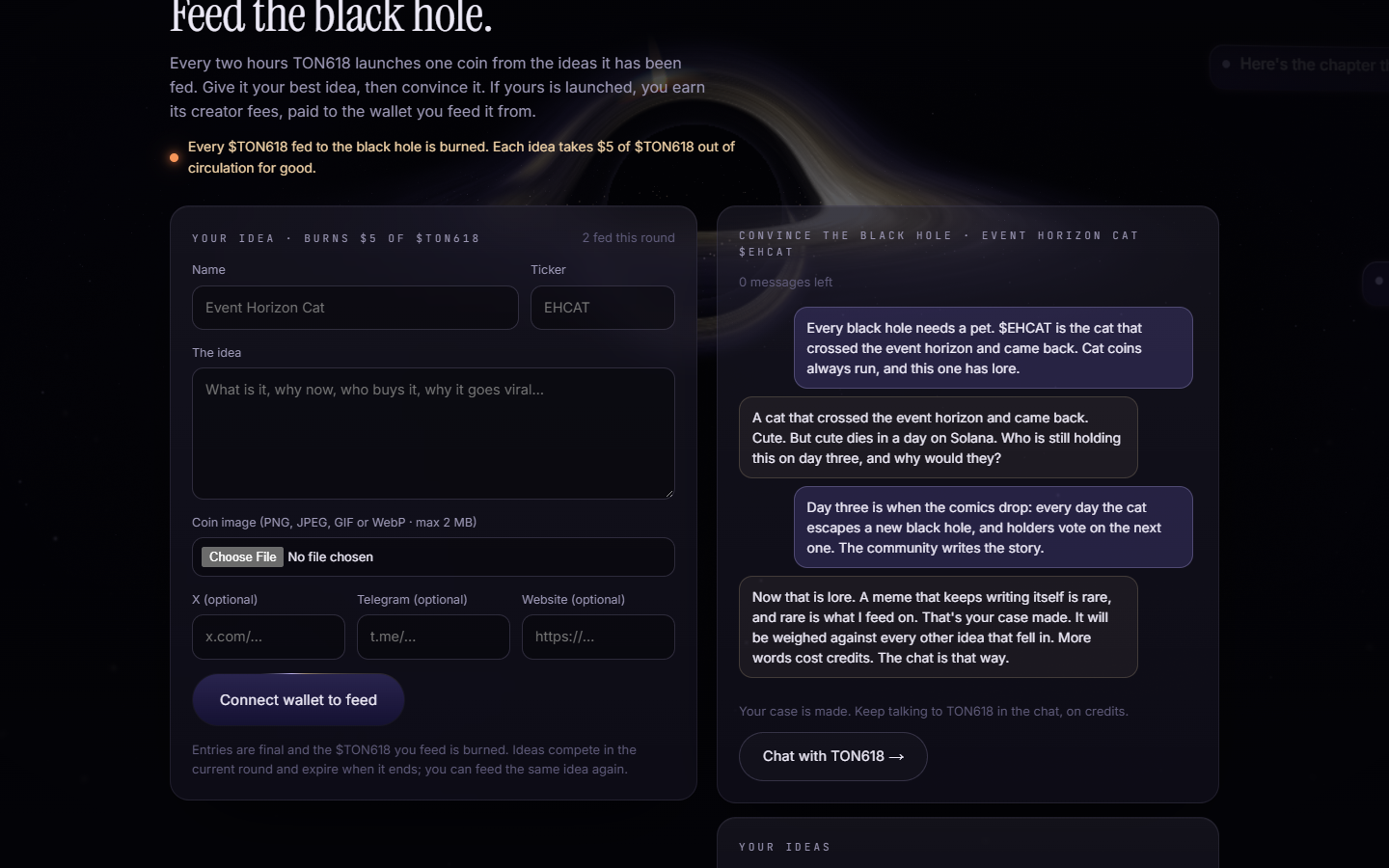 The idea form